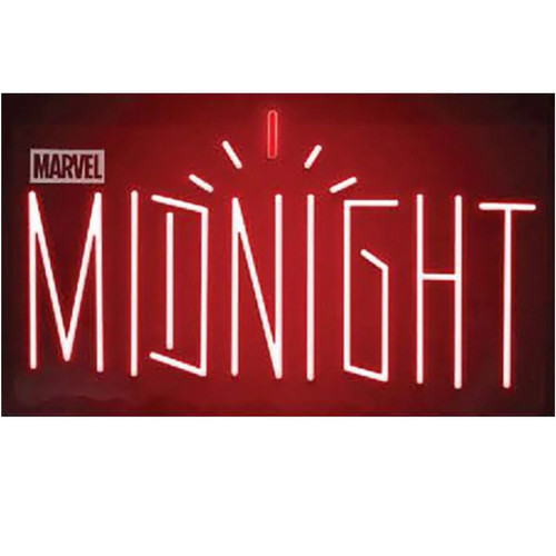 Insegna logo led - logo, mezzanotte