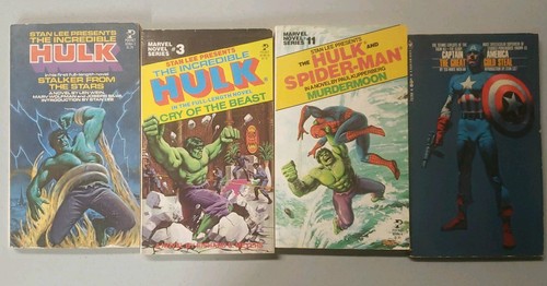 Lot marvel paperback - lot, of