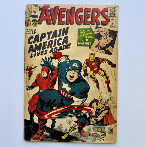 Avengers marvel 1964 - avengers, 4